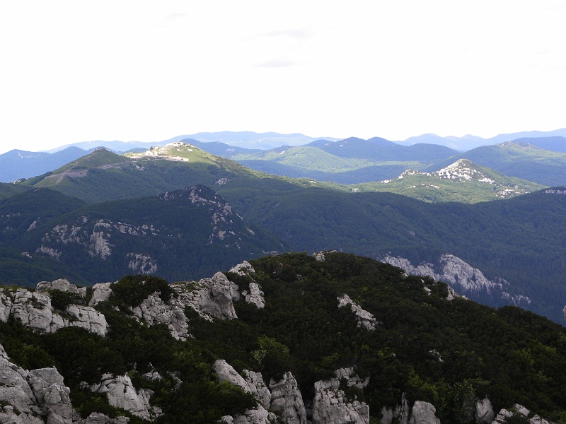 istria2009 1111.jpg - NP Risnjak - Gorski Kotor, a w oddali Słowenia